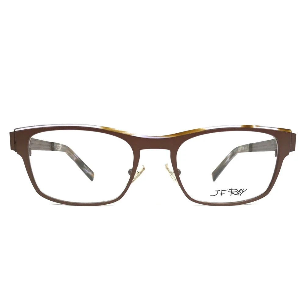 J.F. Rey Eyeglasses Frames JF2552 9075 Brown Demi Purple Tortoise 50-19-138